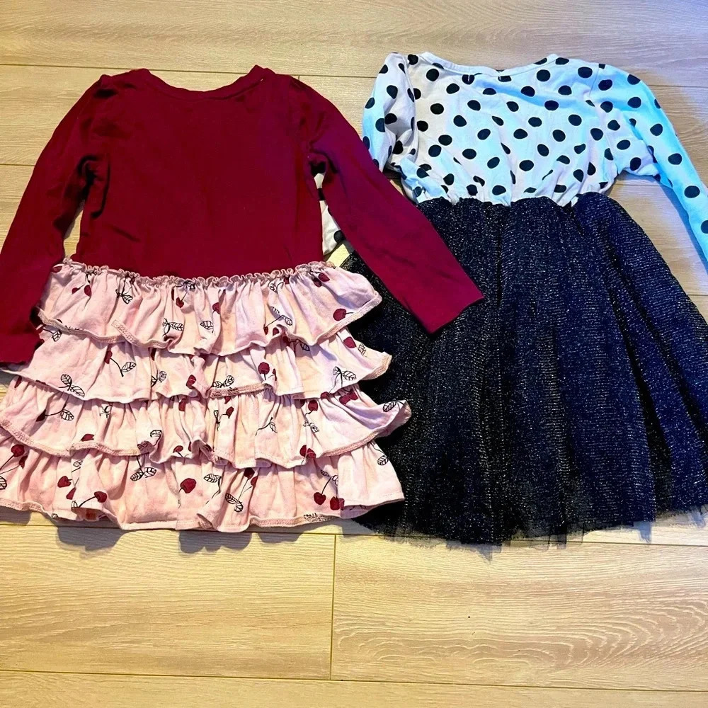 Set of 2 girls dresses Epic threads Nnjxd size 5 130cm